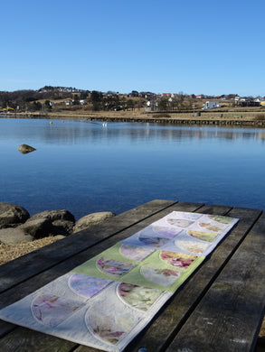 Sommer ved sjøen mønster