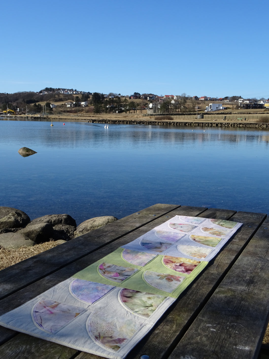Sommer ved sjøen mønster
